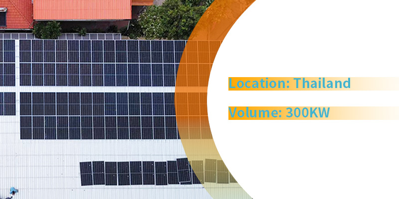 300kW On Grid Solar System in Thailand